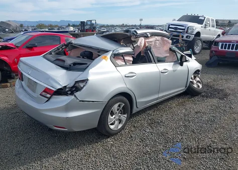 2013 Honda Civic Lx from USA, damaged, VIN 2HGFB2F54DH519722